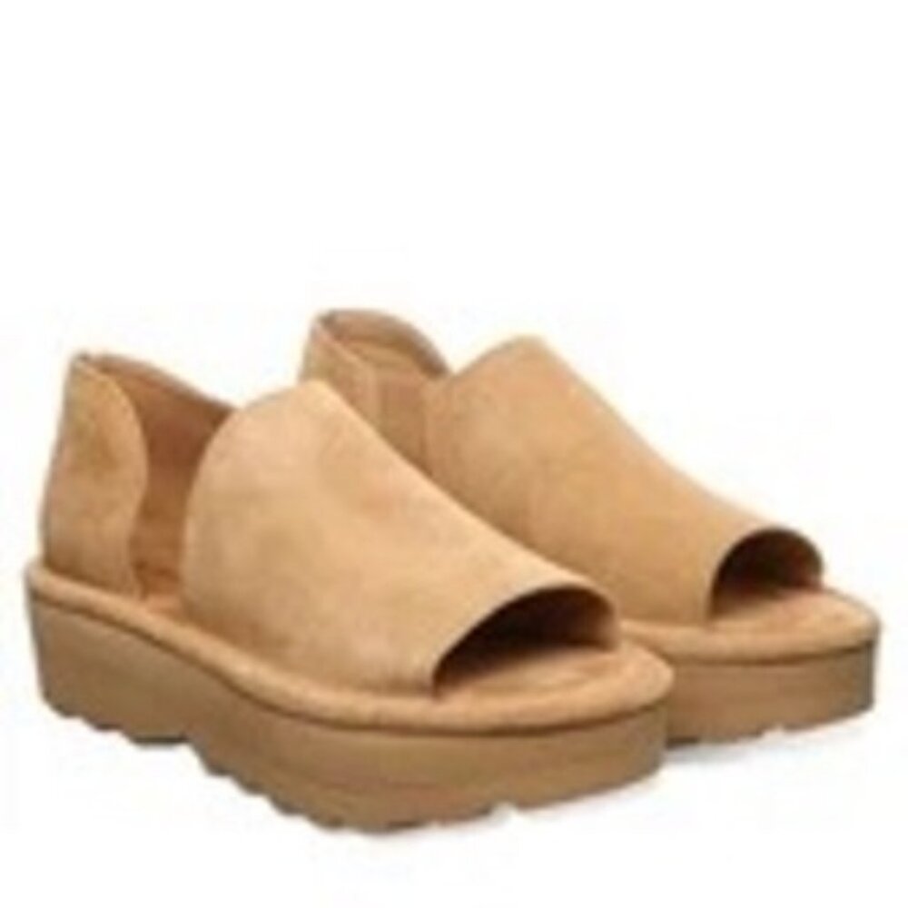 BEARPAW SAIL Platform Sandals Size 8